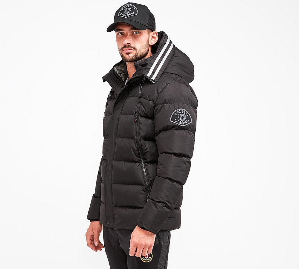 full zip puffer jacket