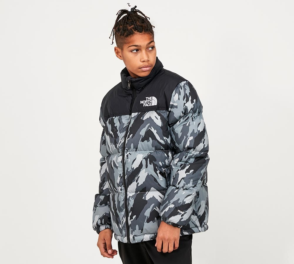 north face 1996 retro nuptse jacket camo