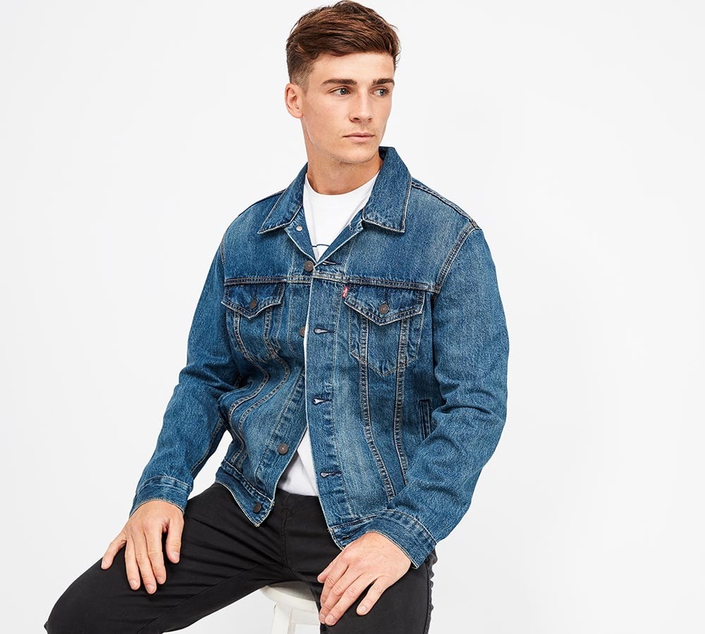 levi's men's washed cotton shirt jacket