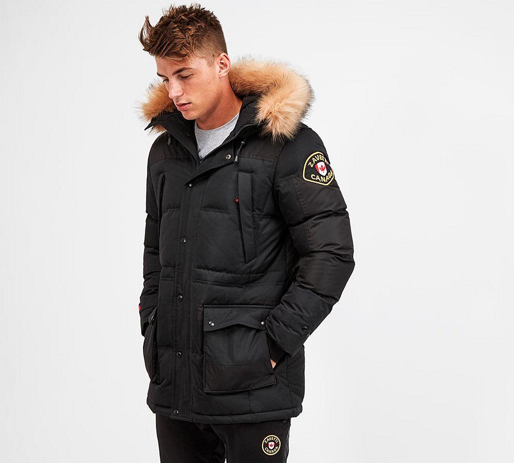 Turveno hooded bomber parka jacket Clearance