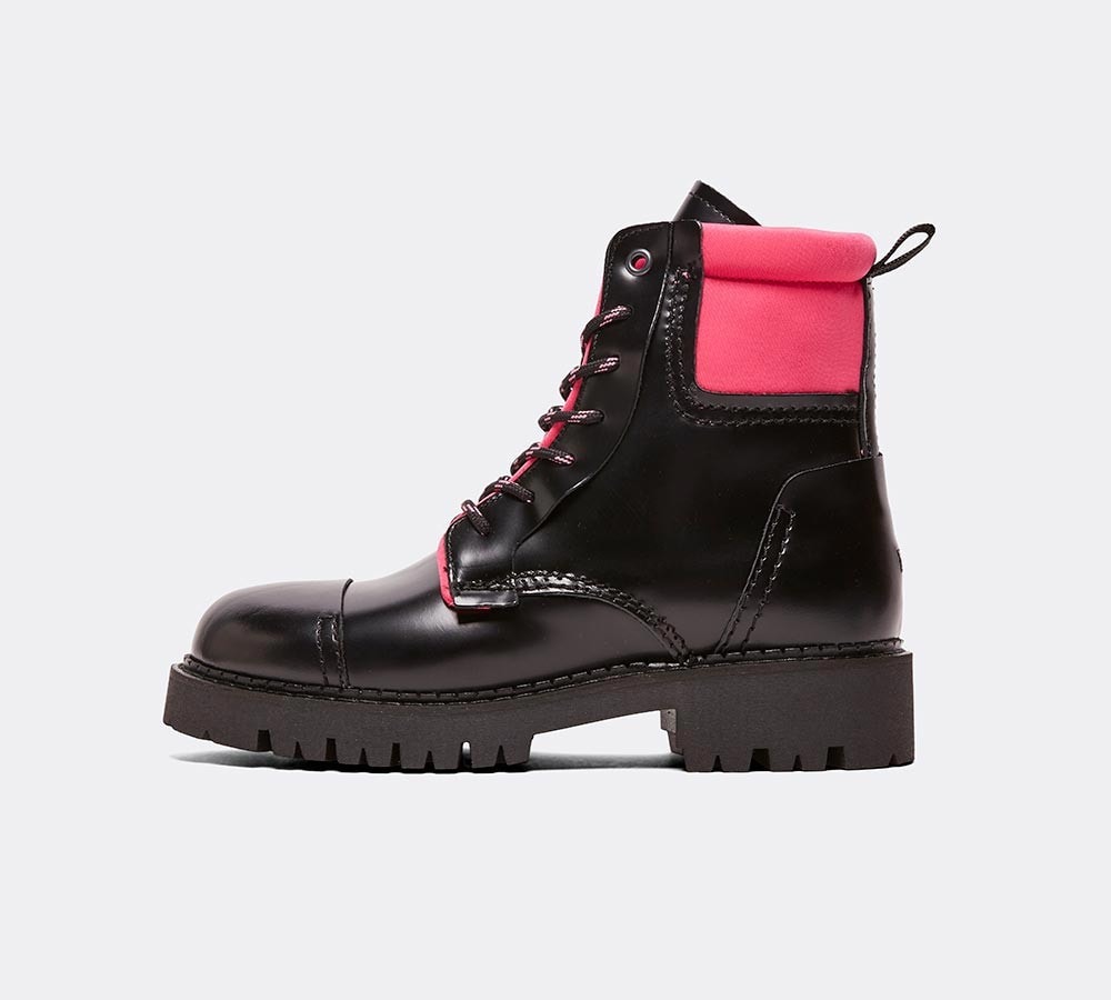 tommy hilfiger pink boots