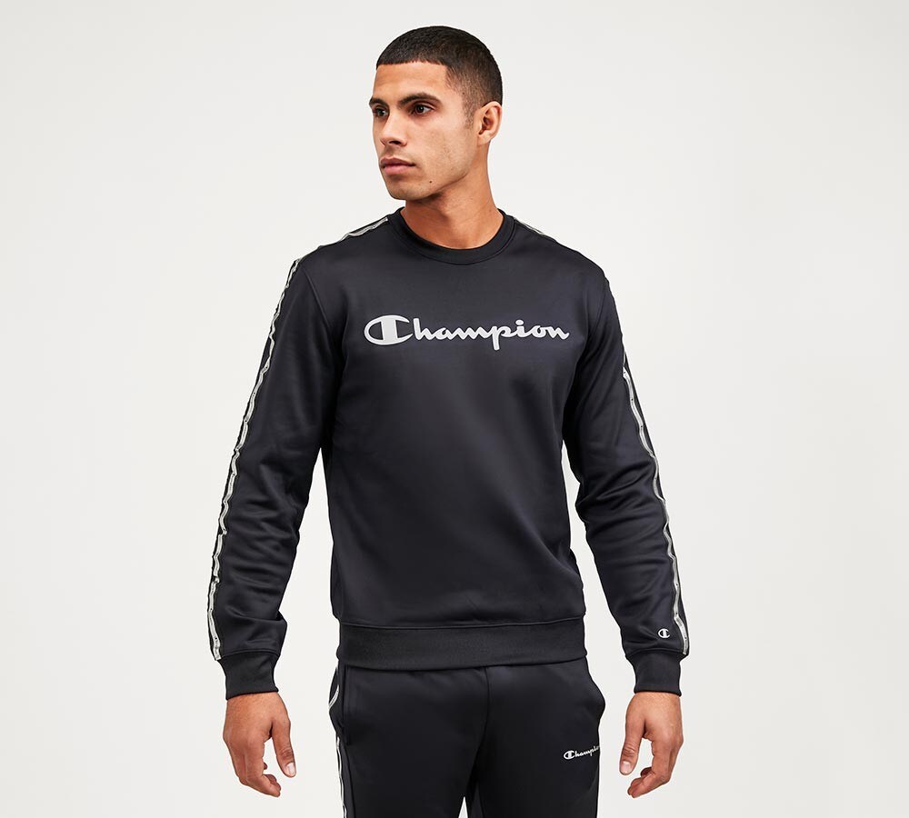 black reflective sweatshirt