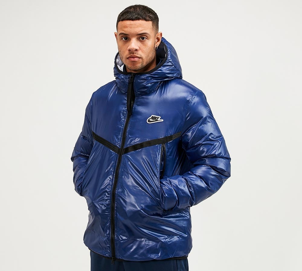 blue nike coat