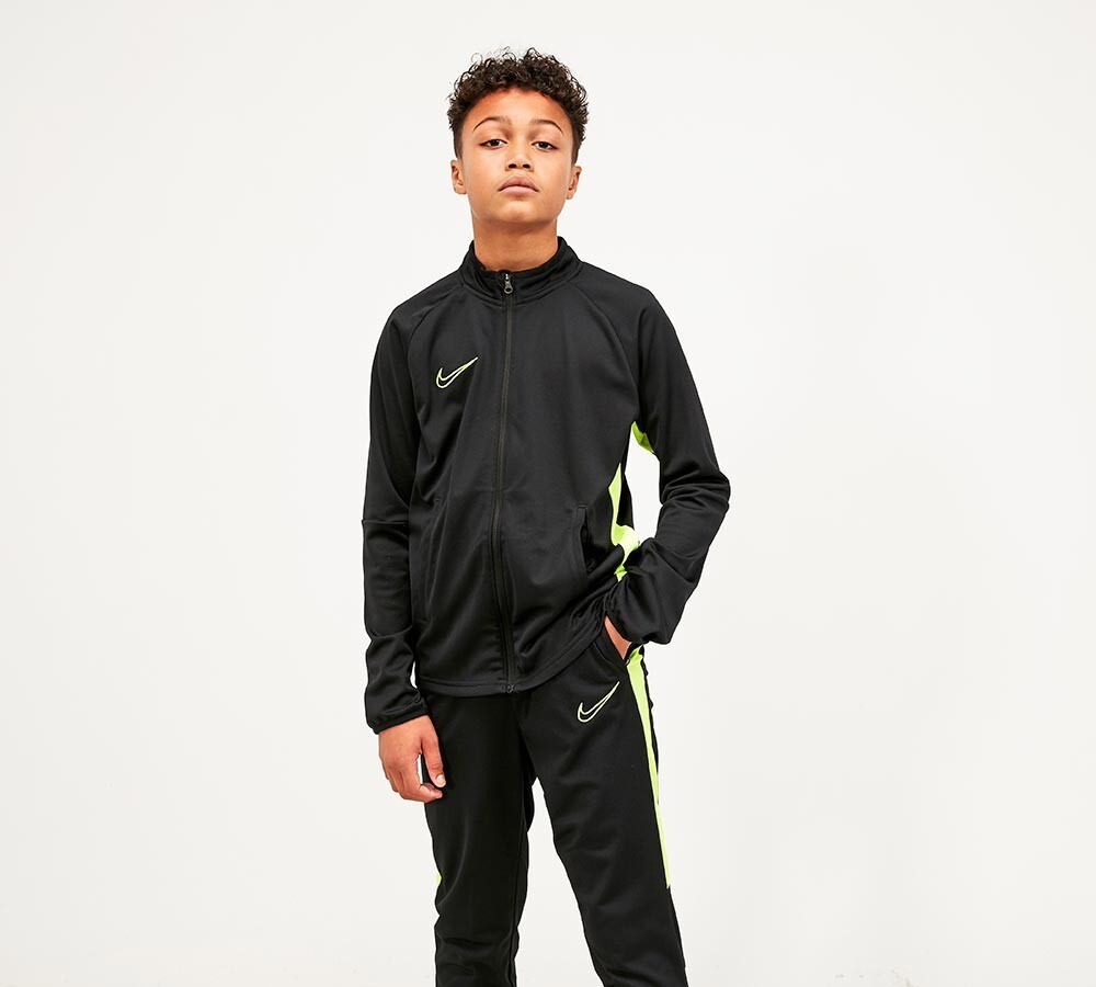 nike black volt tracksuit