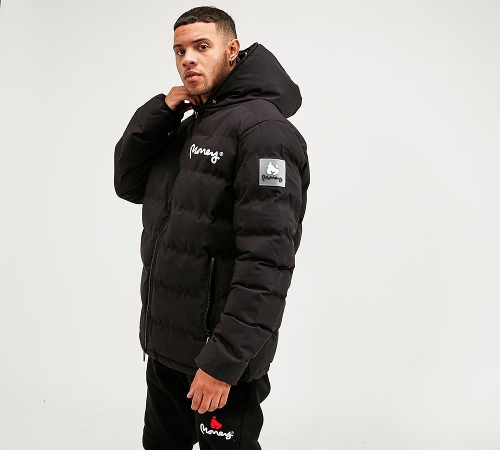 adidas tape padded jacket