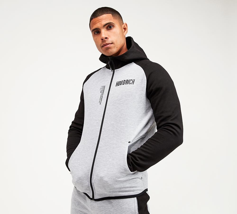 dark grey hoodrich tracksuit