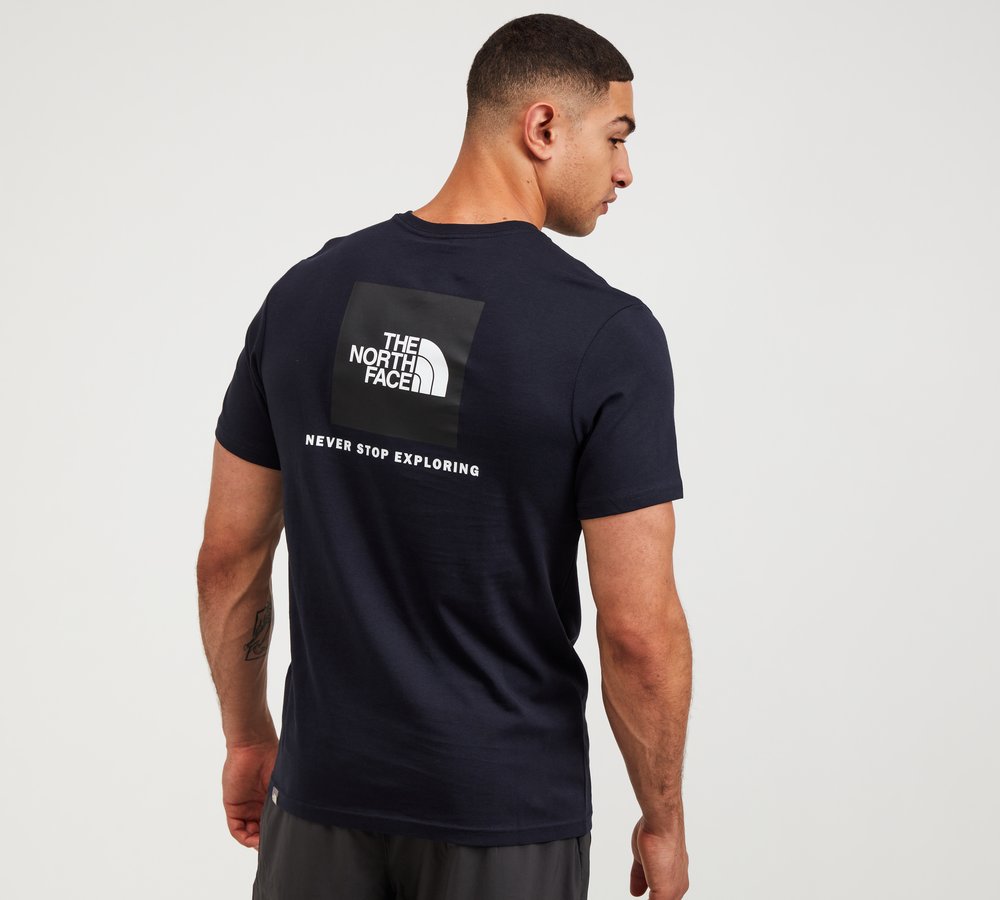 The North Face Redbox Digi T Shirt Navy Sky Footasylum