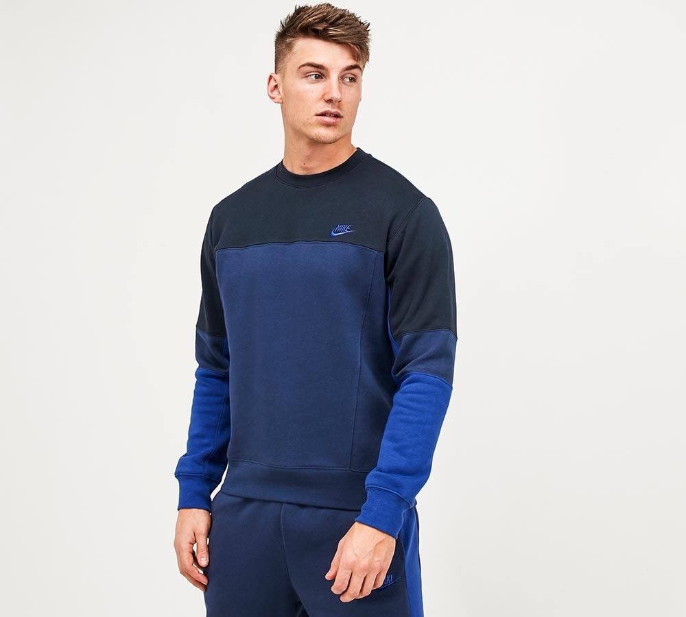 nike block sweatshirt