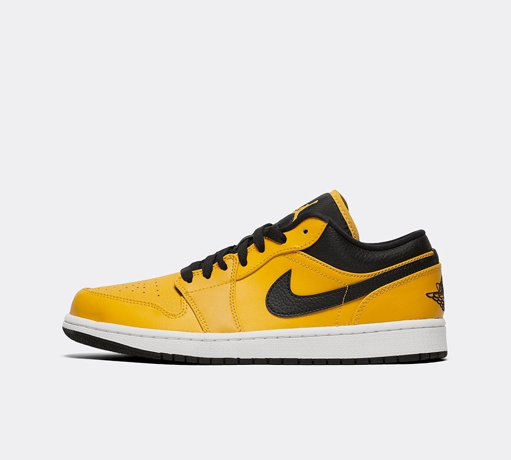 Jordan Air Jordan 1 Retro Low Trainer | Yellow / Black / White | Footasylum
