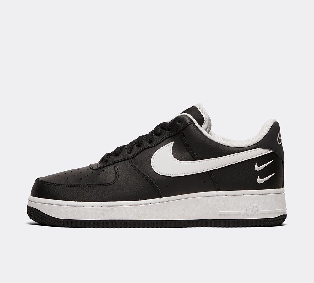 black air force 1 with white swoosh