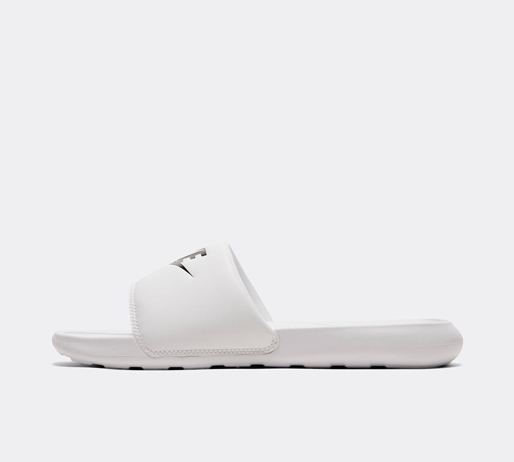 Nike Victori One Slide White Black White Footasylum