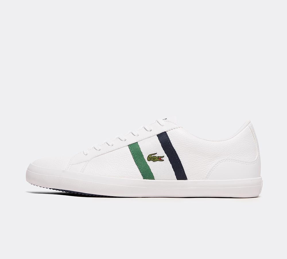 lacoste white lerond trainers