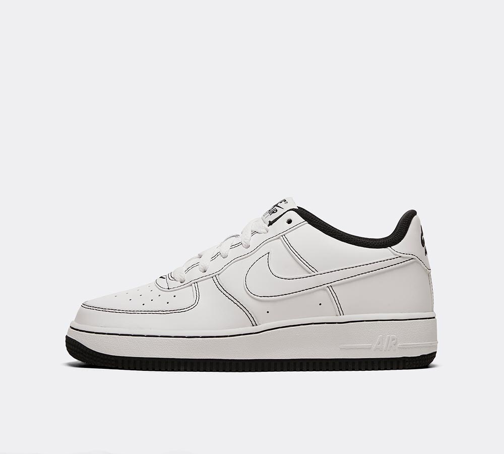 white and black air force 1 junior