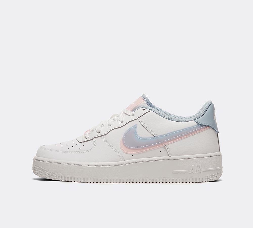 nike air forces blue and pink