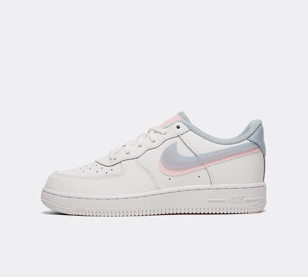 air force 1 lv8 white and grey