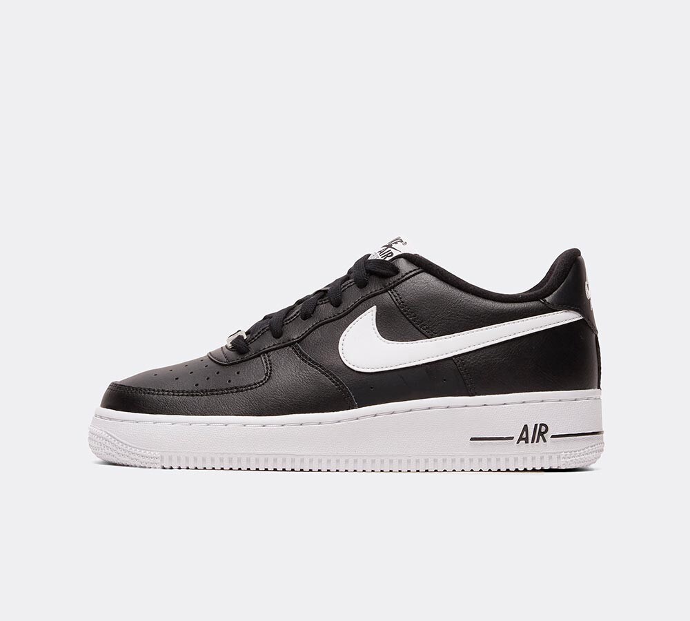 nike air force junior black and white