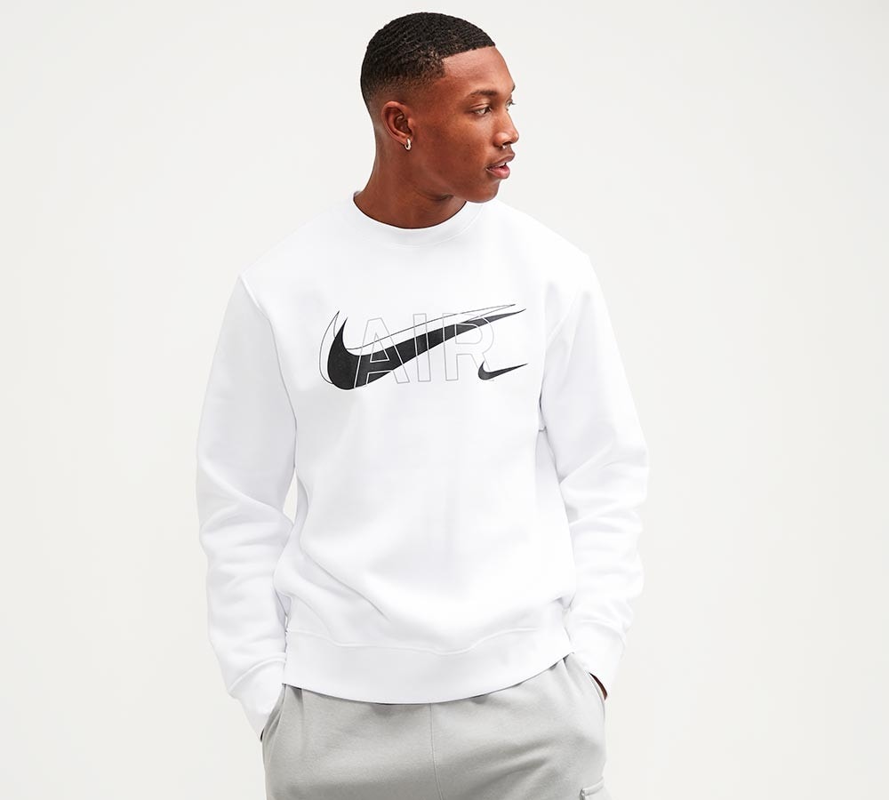 white nike air sweatshirt - In A 