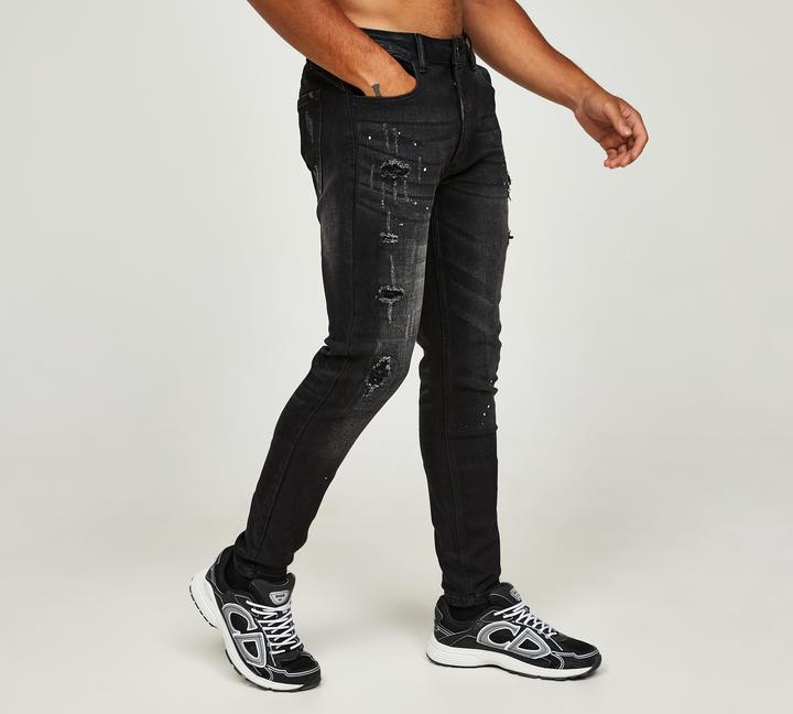 Ripped Jeans Zavetti Jeans Alessandro Zavetti Apollo 003 Slim Jean