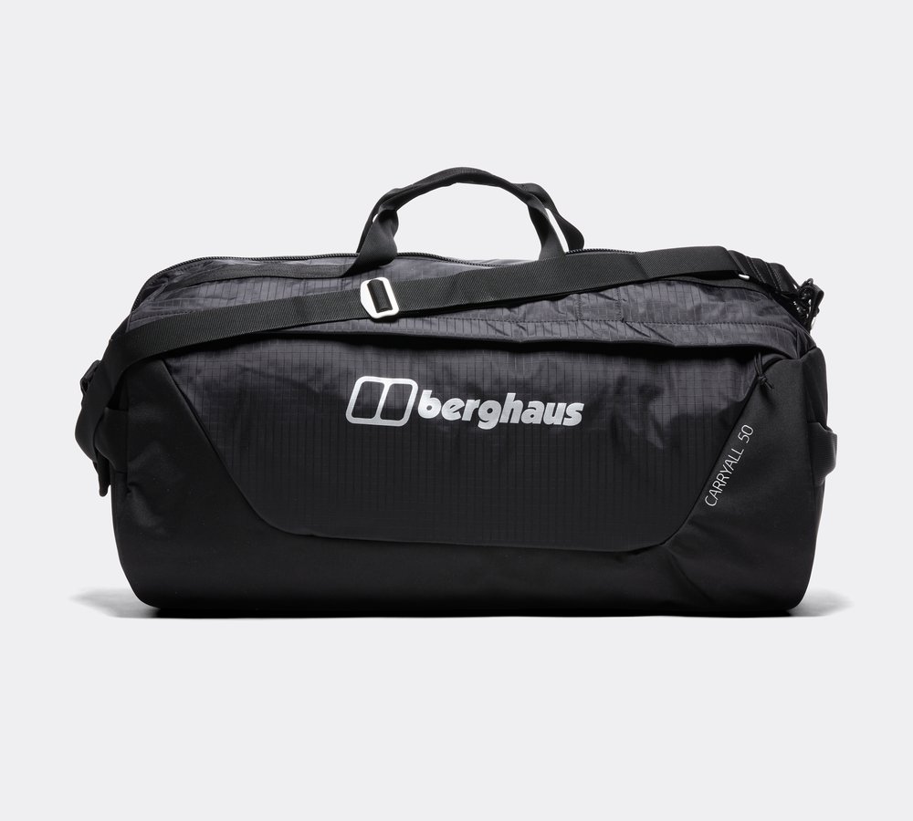 Berghaus Carryall Mule 50 Litre Dufflee Bag Jet Black Footasylum