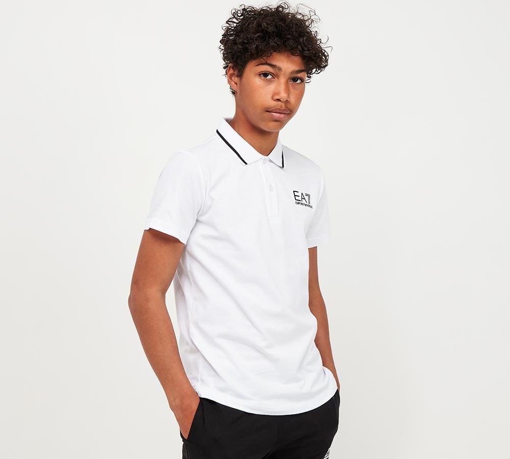 ea7 white polo