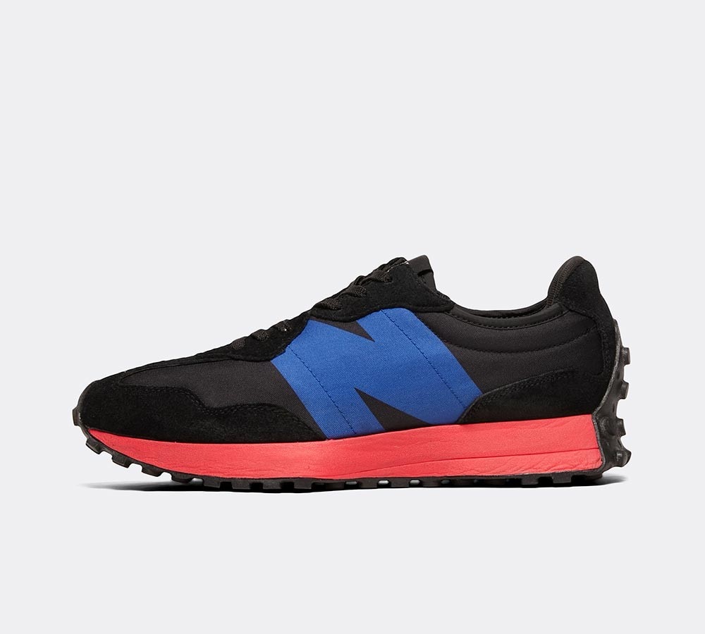 new balance 327 black blue red