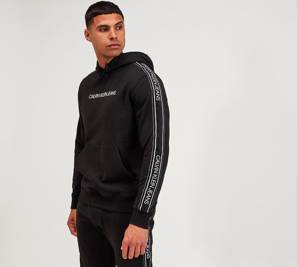 calvin klein jeans hoodie black
