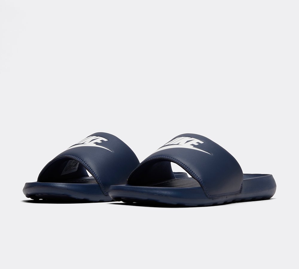 Nike Victori One Slide Midnight Navy White Midnight Navy
