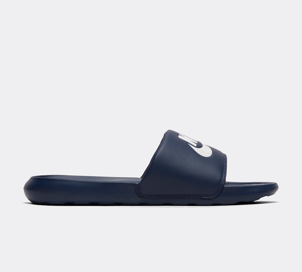 Navy blue nike sliders 2025