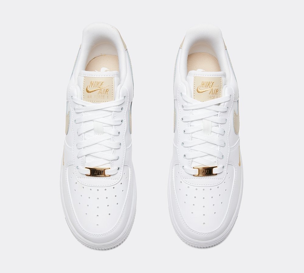 Nike Womens Air Force 1 Low Trainer White Rattan White Footasylum