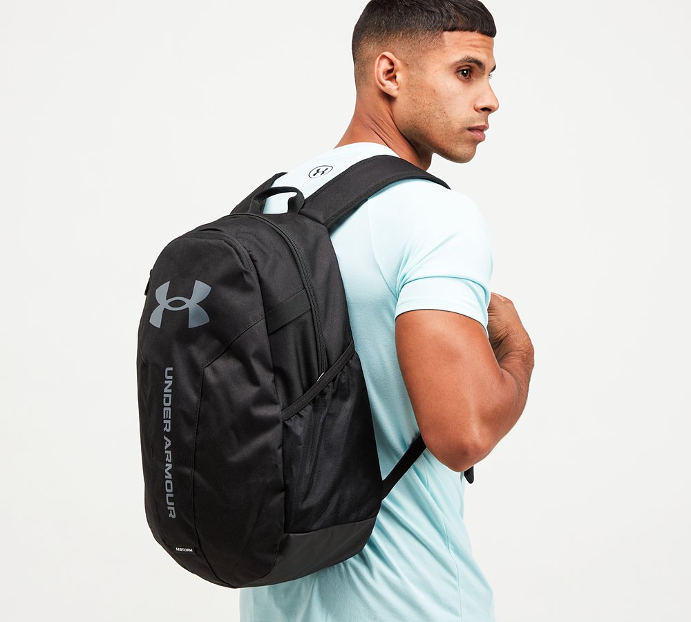 Black Under Armour Hustle Lite Backpack