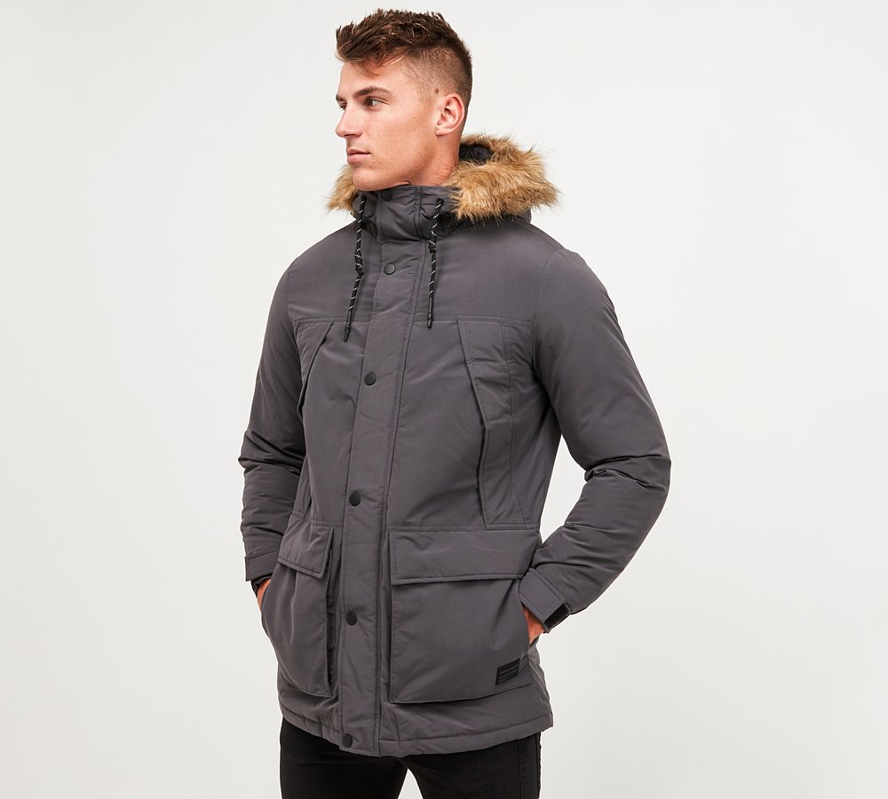 jack jones parka jacket
