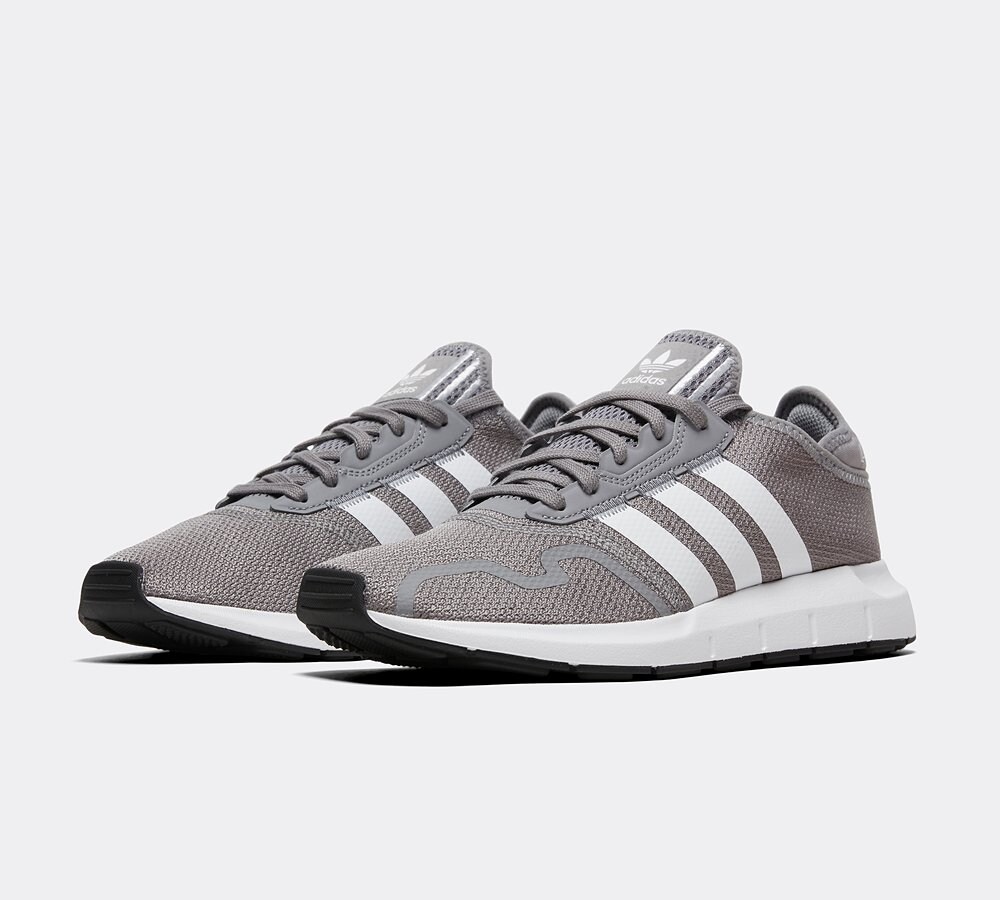 adidas grey swift run x trainers