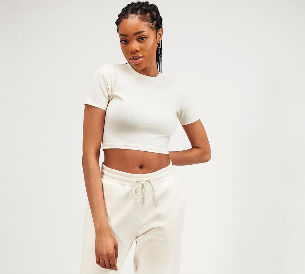Nicce Womens Fitted Cropped T-Shirt 