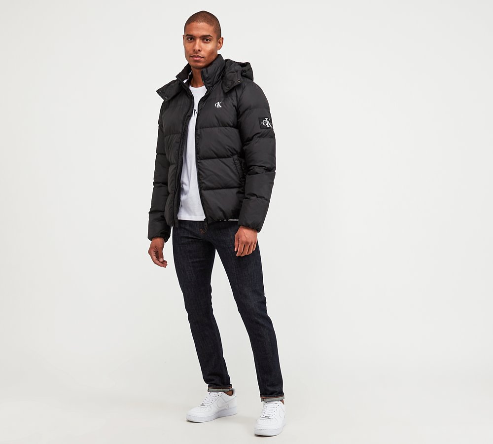 calvin klein essential real down jacket