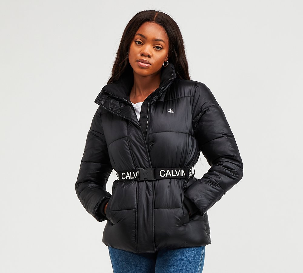 puffer jacket with hood