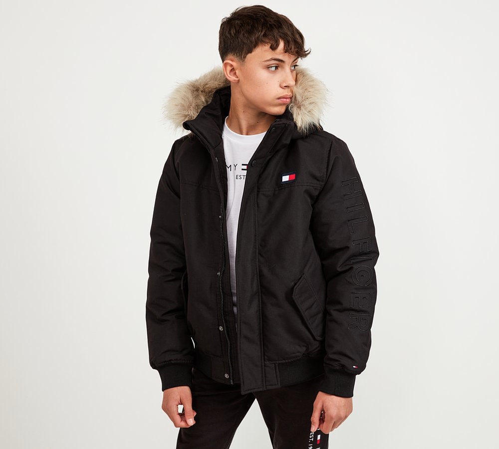 technical down jacket tommy hilfiger