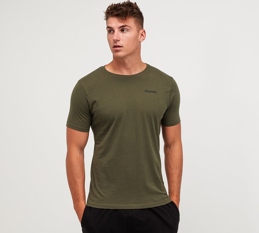 Bench 5 Pack Oliver T-Shirts | Khaki 