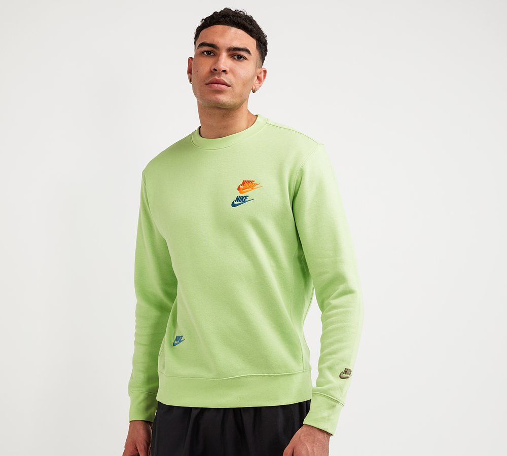 nike lime sweatshirt