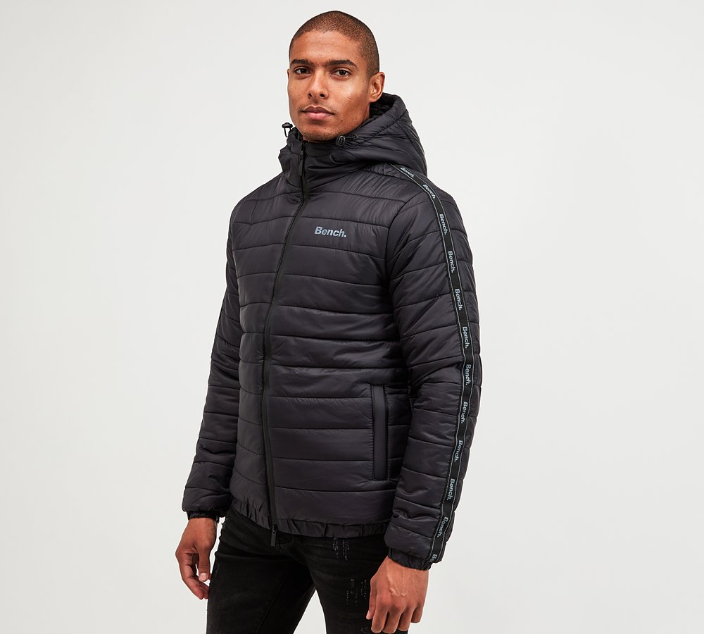 full zip puffer jacket