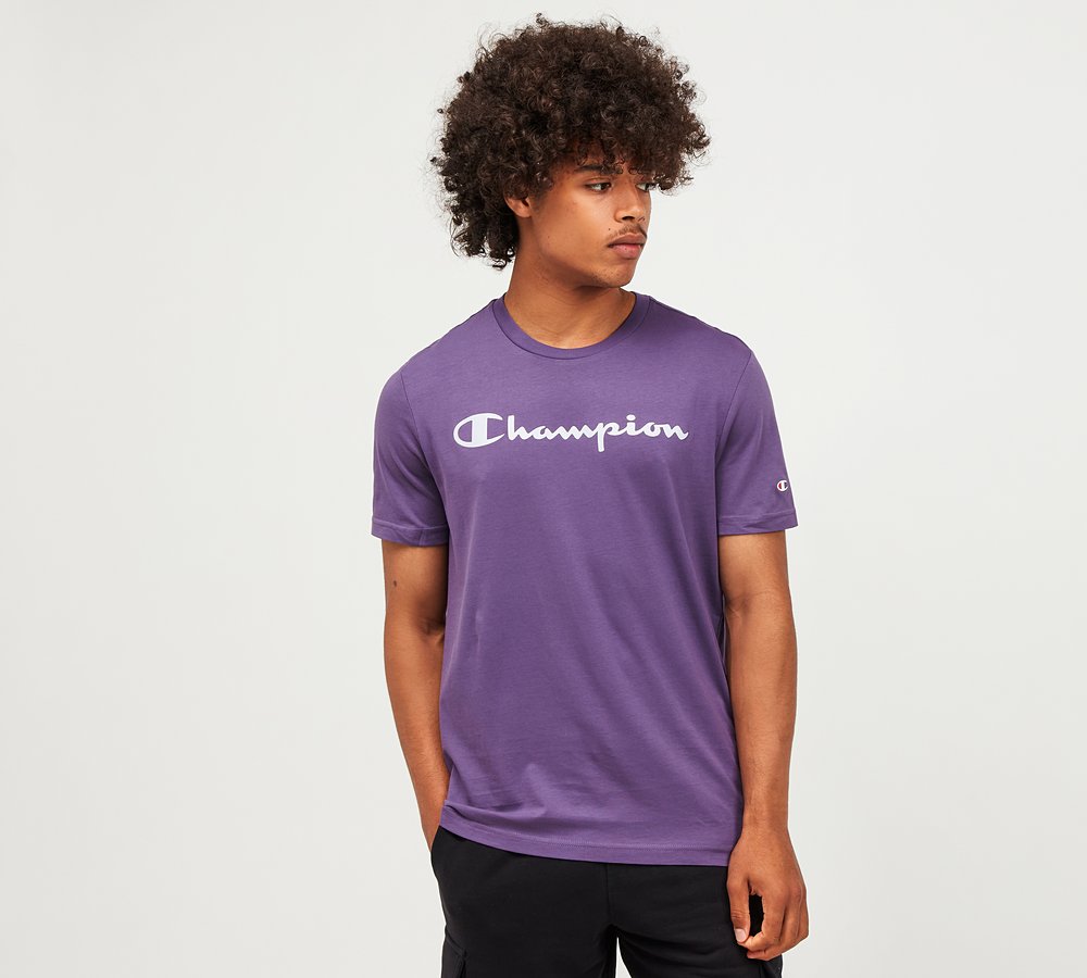 champion tee purple