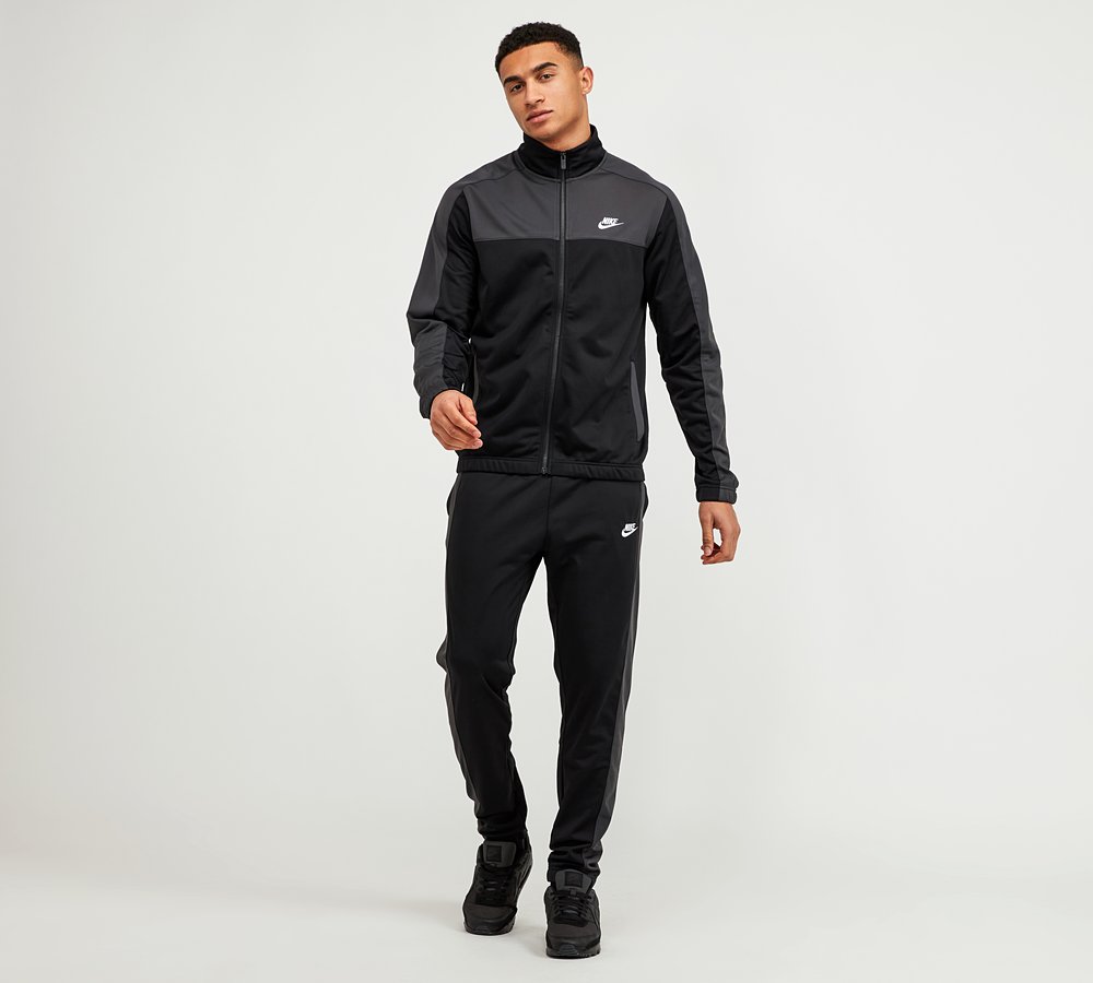 nike air max poly track pants black