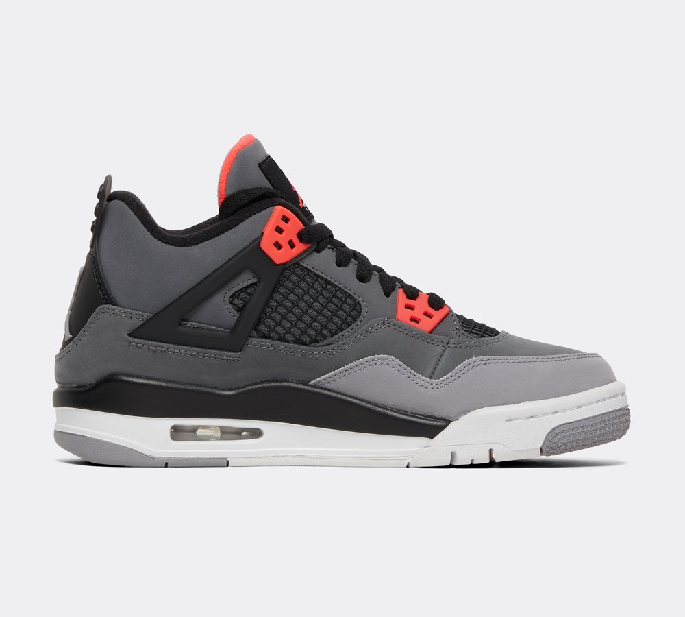 grey jordan 4 junior