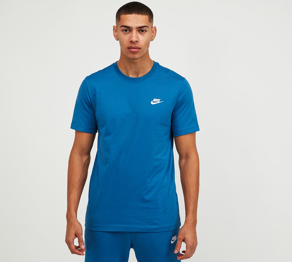Nike Club T-Shirt | Dark Marina Blue 