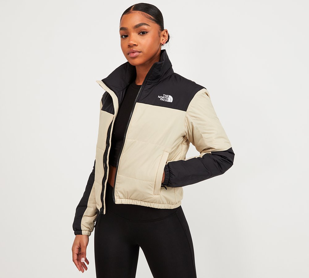 Womens Gosei Puffer Jacket | Gravel 