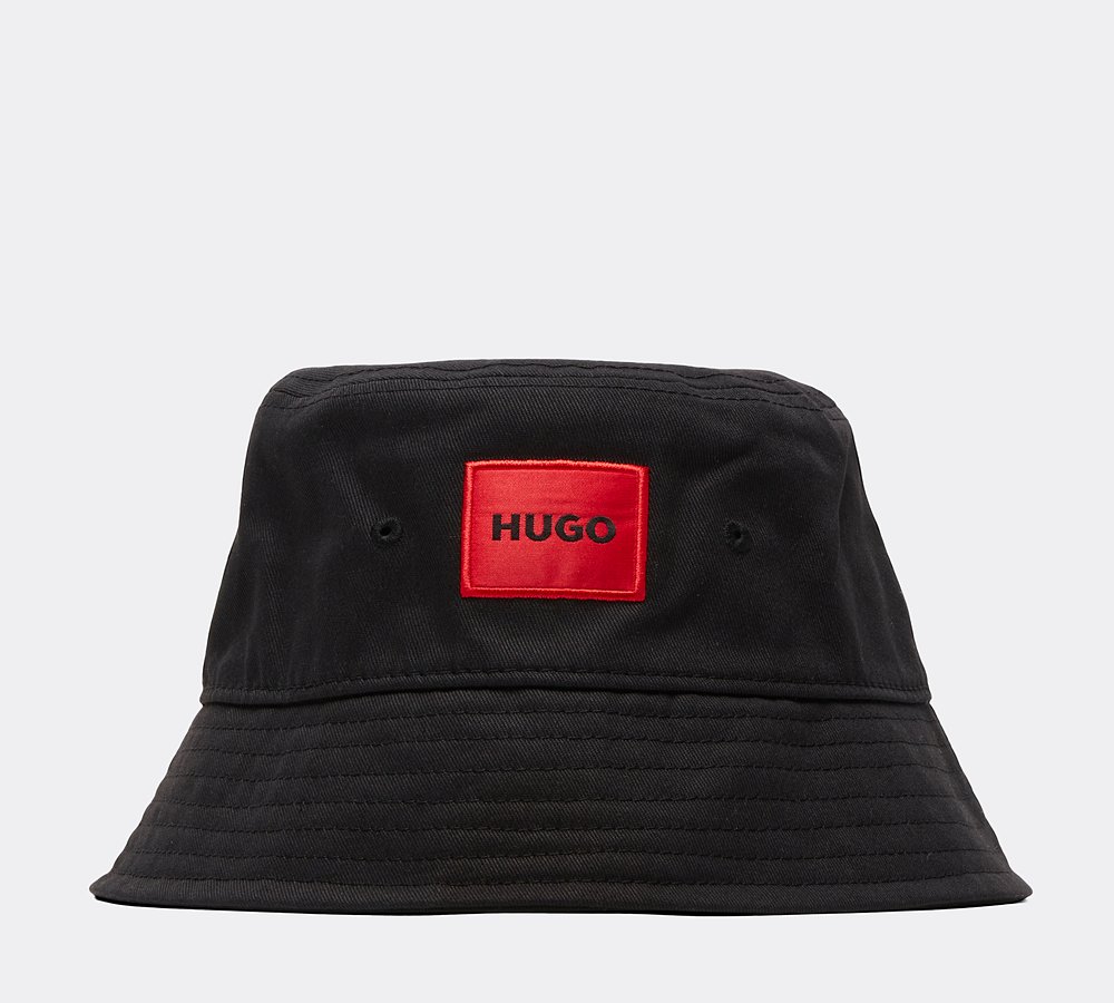 BOSS Red Patch Bucket Hat | Black / Red 