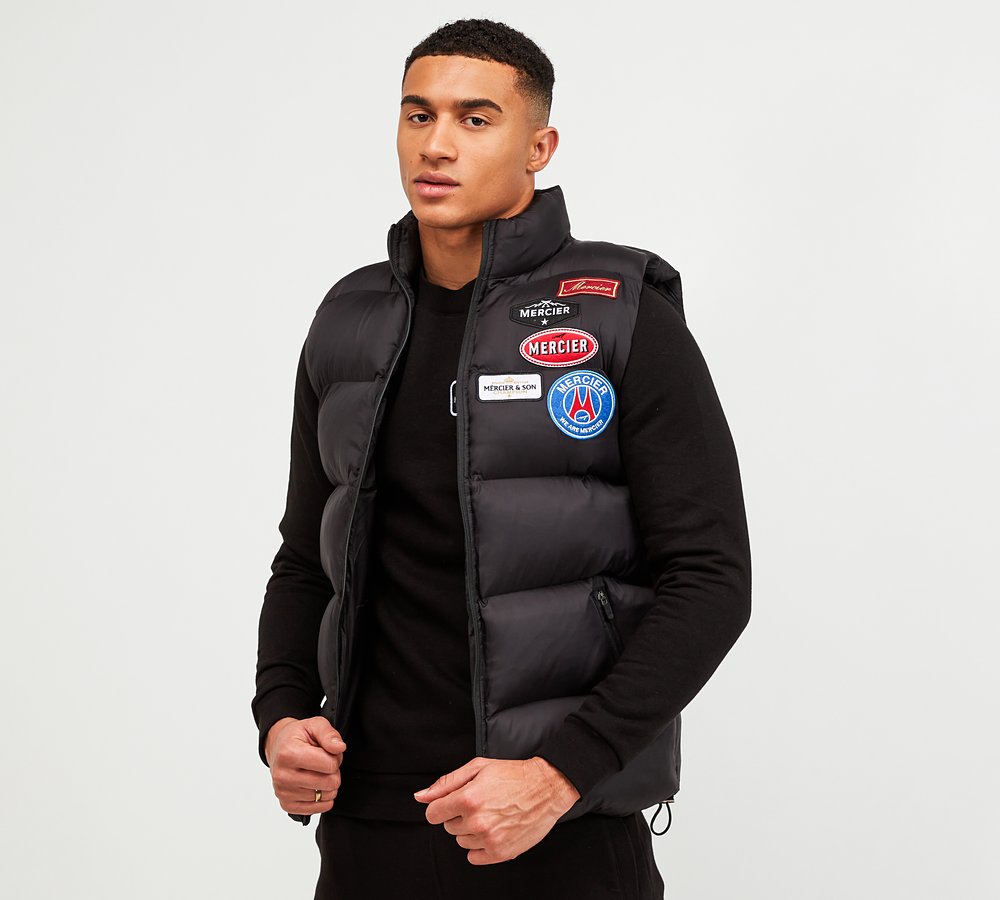 Mercier Paris Badge Gilet | Black 