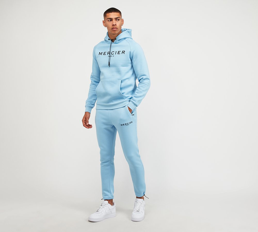 Mercier Core Flock Fleece Jogger | Sky 