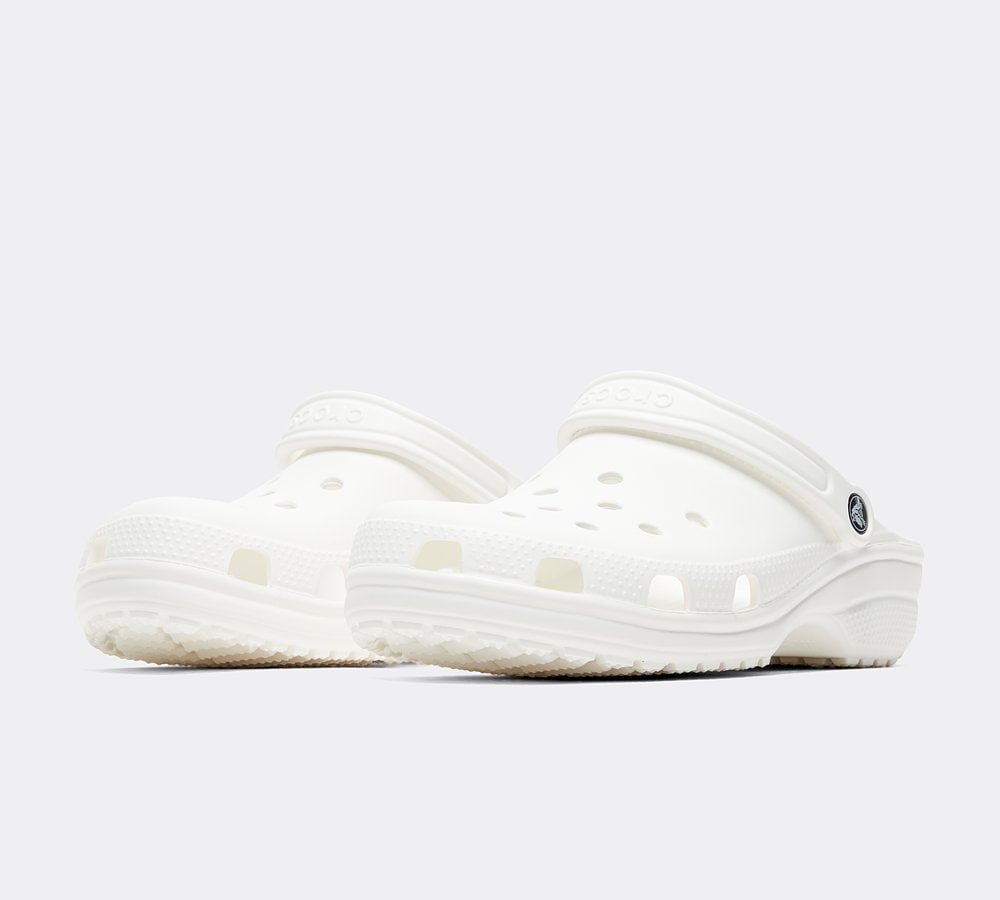 Crocs Classic Clog White White Footasylum