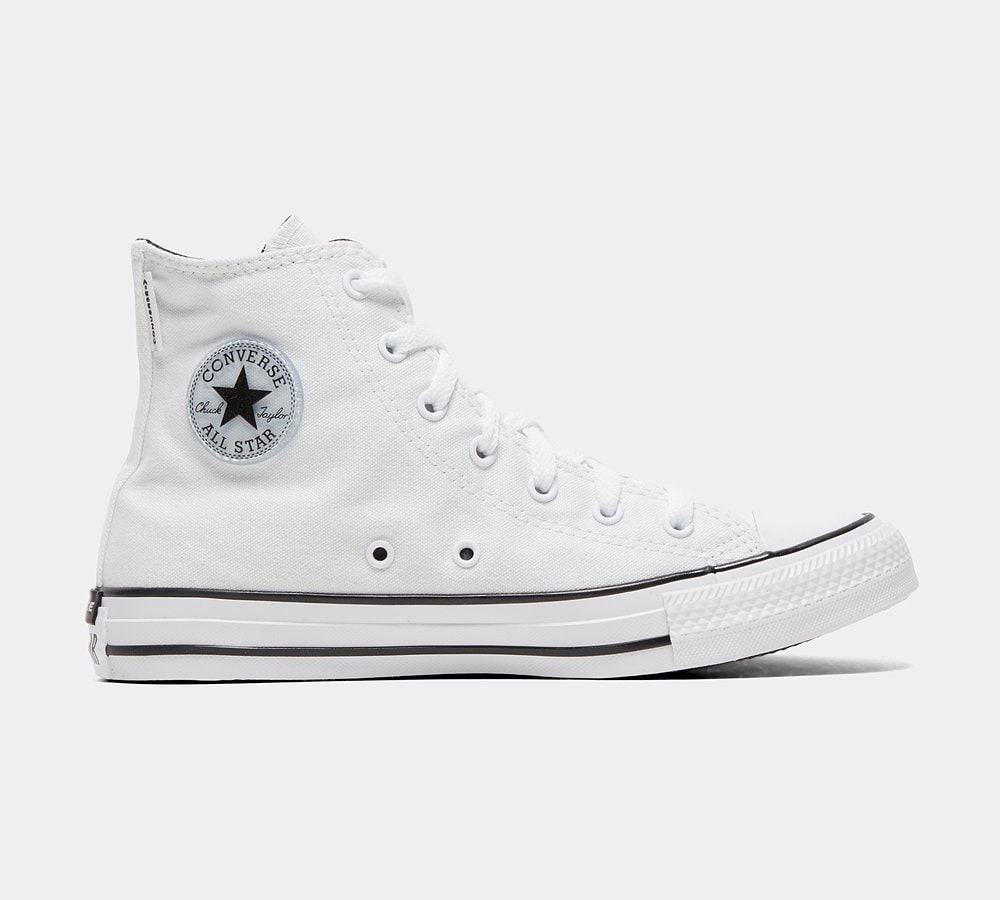 Footasylum white converse top