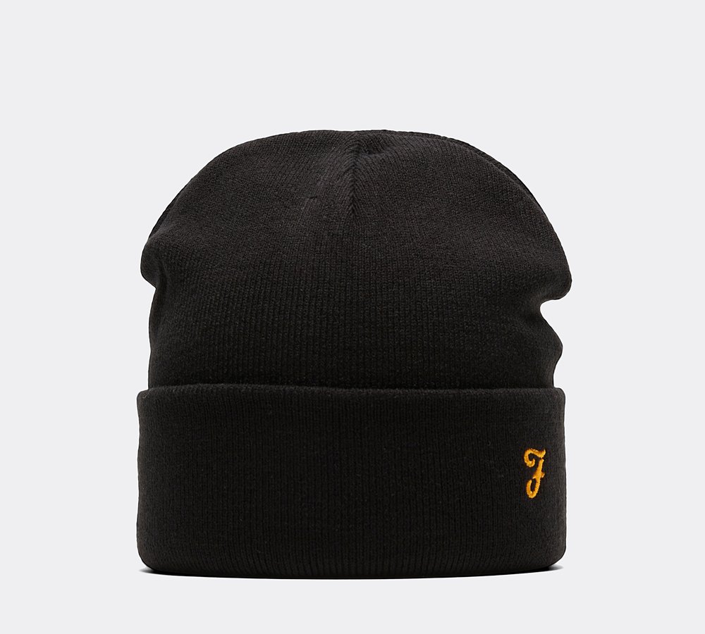 Farah Denali Beanie Hat | Black 